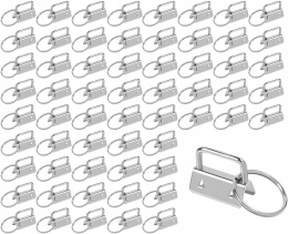 Breloczki do kluczy zestaw 60 szt do smyczy filcu DIY metalowe akcesoria