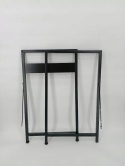 Coleshome Biurko L-kształtne 100x70cm z 4 szufladami, czarne