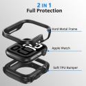 Etui do Apple Watch 42 mm obudowa ochronna silikonowa czarna