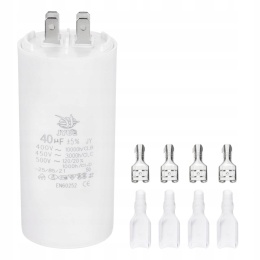 Kondensator pracy CBB60 40uF 450V AC 4 piny do silnika pompy