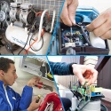 Kondensator pracy CBB60 40uF 450V AC 4 piny do silnika pompy