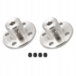 Łącznik wału 3 mm H12 D10 sprzęgło do modeli RC DIY srebrny
