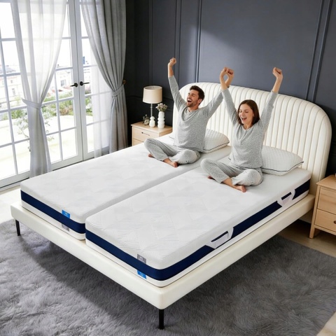 Materac 90x200 cm piankowy 18 cm H2 H3 7 stref