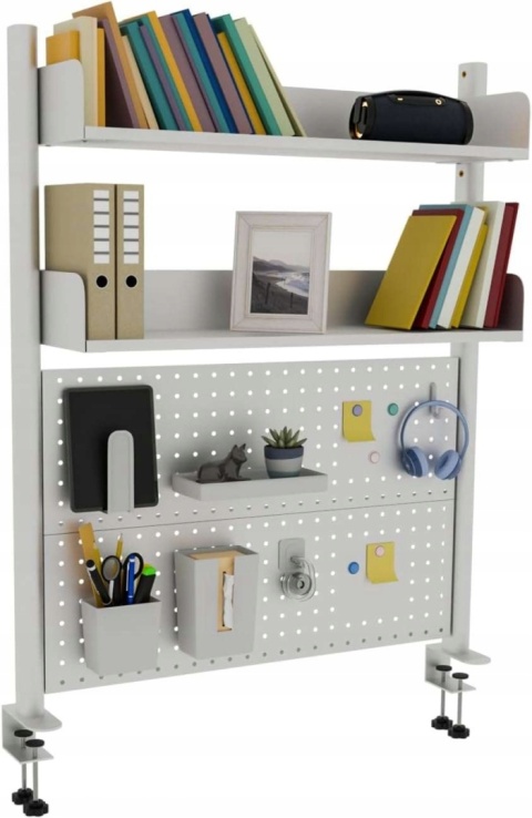 Regał CE 83 cm x 95 cm x 18 cm biały