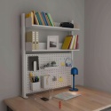 Regał CE 83 cm x 95 cm x 18 cm biały