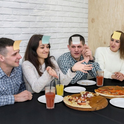 Składany stół cateringowy 180 cm na piknik grill bankiet czarny