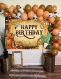 Tło western kowboj rodeo 240 x 180 cm dekoracja urodziny baby shower