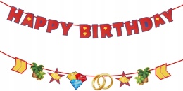 Baner Urodzinowy Jeż Happy Birthday Dekoracja Urodzin Dzieci SAVITA