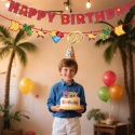 Baner Urodzinowy Jeż Happy Birthday Dekoracja Urodzin Dzieci SAVITA