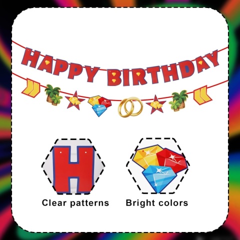 Baner Urodzinowy Jeż Happy Birthday Dekoracja Urodzin Dzieci SAVITA
