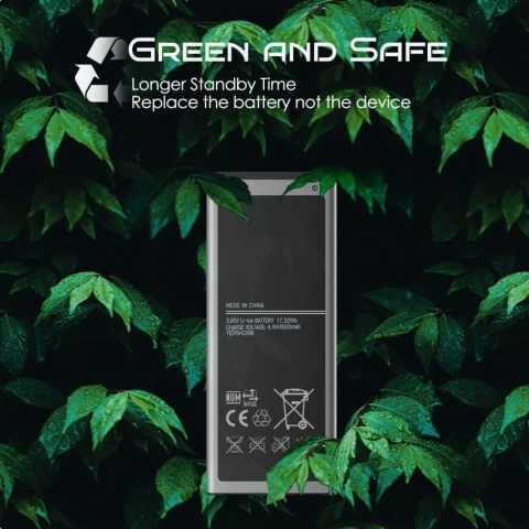 Bateria Samsung Galaxy Note 4 N910 4500mAh Li-Poly Zamiennik Bez NFC