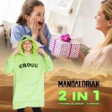 Bluza Koc Disney Baby Yoda 2w1 z Kapturem Poduszka Dziecięca