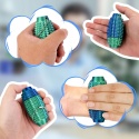 Brelok Sensoryczny z Kolcami Antystresowy Fidget Obrotowy do Kluczy