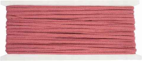 Gumka Okrągła do Szycia 3 mm 18 m Różowo-Czerwona Elastyczna DIY