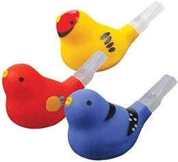 Gwizdek Wodny Ptaszek Śpiewający Bird Whistle Kikkerland Niebieski