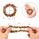 Jedwabne Gumki do Włosów Scrunchie Satynowe 12 szt. Kolorowe Zestaw