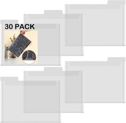 Koperty PVC do Przechowywania 30 szt. 23,5x17,5 cm Zamykane Organizer