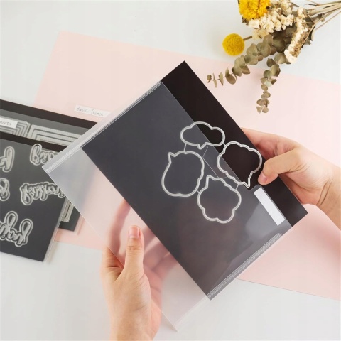 Koperty PVC do Przechowywania 30 szt. 23,5x17,5 cm Zamykane Organizer