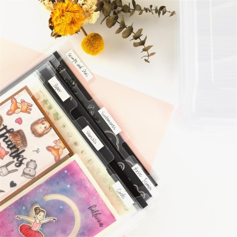 Koperty PVC do Przechowywania 30 szt. 23,5x17,5 cm Zamykane Organizer