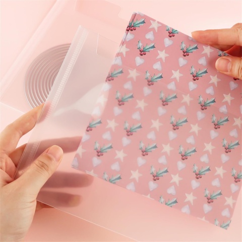 Koperty PVC do Przechowywania 30 szt. 23,5x17,5 cm Zamykane Organizer