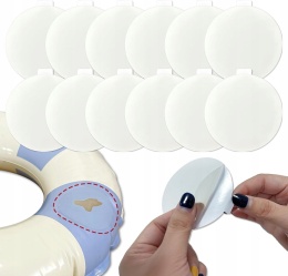 Łatki Naprawcze TPU 12 szt. Wodoodporne do Basenu Materaca Pontonu 8 cm