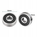 Łożyska Kulkowe 626-2RS 6x19x6 mm 10 szt. Dwustronnie Uszczelnione