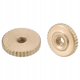 Nakrętki Radełkowane M3 Mosiężne 11x2,5 mm 5 szt. do Drukarki 3D DIY