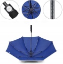 Parasol golfowy Automatyczny Przeciwsłoneczny Duży 114cm Srebrny Niebieski