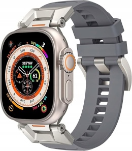 Pasek do Apple Watch Ultra 2 Ultra 49 45 44 42 mm Sportowy Silikonowy