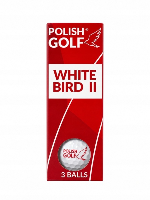 Piłki golfowe POLISH GOLF 3 szt do gry na trening zestaw White Bird II