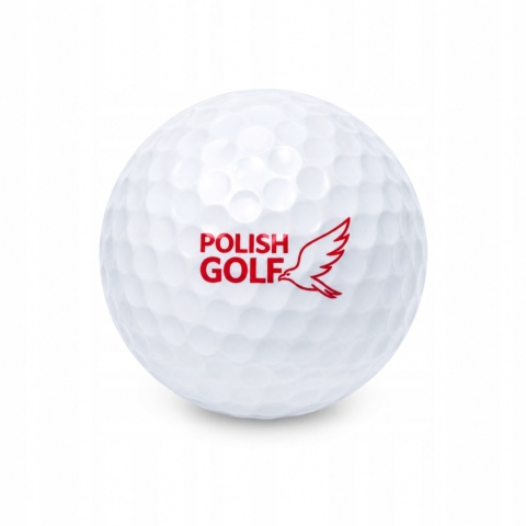 Piłki golfowe POLISH GOLF 3 szt do gry na trening zestaw White Bird II