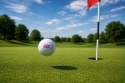 Piłki golfowe POLISH GOLF WHITE BIRD II, dwuwarstwowe, białe 12 szt