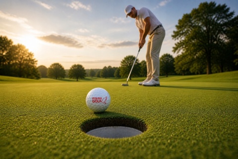 Piłki golfowe POLISH GOLF WHITE BIRD III, trójwarstwowe, białe 12 szt,