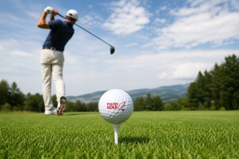 Piłki golfowe POLISH GOLF WHITE BIRD III, trójwarstwowe, białe, 3 szt.