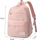Plecak Szkolny Laptop 15,6'' Wodoodporny Turystyczny Miejski Czarny