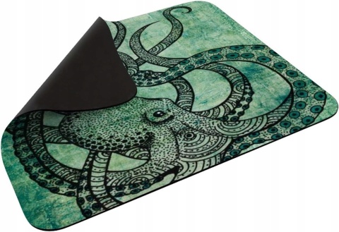 Podkładka pod Mysz Ośmiornica Retro 200x240 mm Antypoślizgowa Gaming