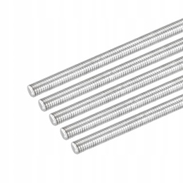 Pręt Gwintowany M3 x 250 mm Stal Nierdzewna A2 304 5 szt. Pełny Gwint