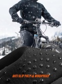 Rękawiczki Sportowe Jeździeckie Rękawice zimowe Rowerowe r.L Czarne