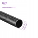 Rurka z Włókna Węglowego 22x20x420 mm Karbon 3K do Dronów RC CNC DIY