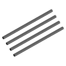 Rurki z Włókna Węglowego 8x6x330 mm 4 szt. Karbon 3K Błyszczące RC