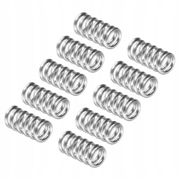 Sprężyny Ściskane 5x10 mm Stal Nierdzewna 10 szt. Sprężyna Naciskowa
