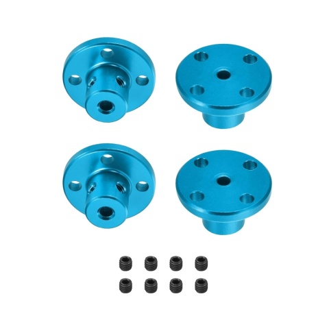 Sprzęgło Wału Kołnierzowe 3 mm Aluminiowe 4 szt. do Silników RC CNC DIY