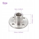 Sprzęgło Wału Kołnierzowe 6 mm Aluminiowe 2 szt. do RC CNC DIY M3