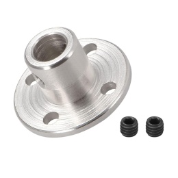 Sprzęgło Wału Kołnierzowe 6 mm Aluminiowe Srebrne do RC CNC DIY M3