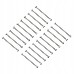 Śruby Imbusowe M3x50 mm z Nakrętkami Stal Nierdzewna 50 kpl. A2