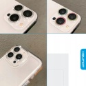 Szkło na Aparat iPhone 14 Pro 14 Pro Max Błękitne 3 szt. Glitter 9H