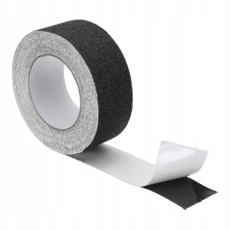 Taśma Antypoślizgowa Czarna 5 cm x 10 m PVC na Schody Podłogi Rampy