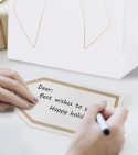 Torebka Prezentowa Papierowa z Kokardą i Uchwytem Biała Elegancka Gift