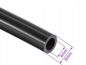 Wąż elastyczny czarny PCV do akwarium 4x6mm 2m