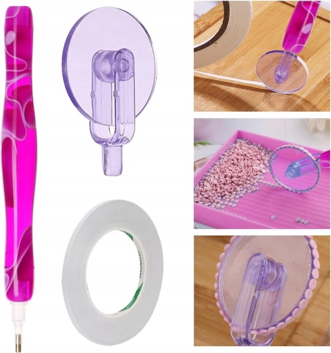 Zestaw do Malowania Diamentowego 5D Akcesoria Długopis 18 el. DIY